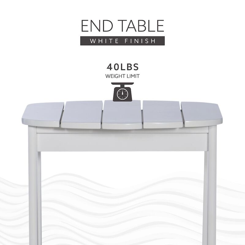 Red Adirondack End Table image number 1