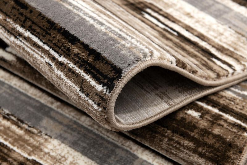 HomeRoots Abstract Washable Non Skid Area Rug image number 0
