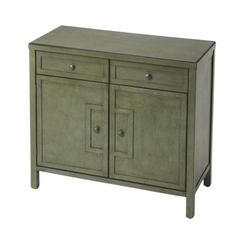 Green Accent Cabinet image number 0