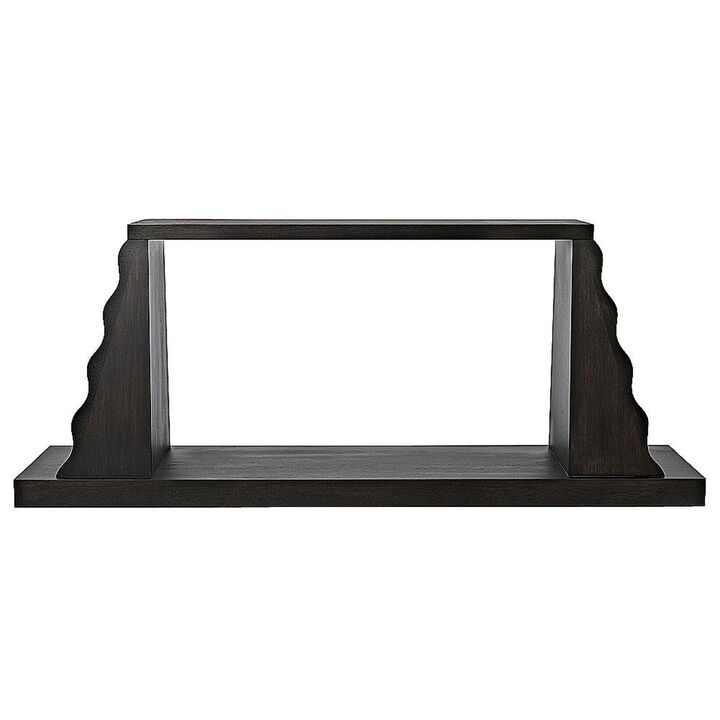 Aurora Console, Ebony Walnut