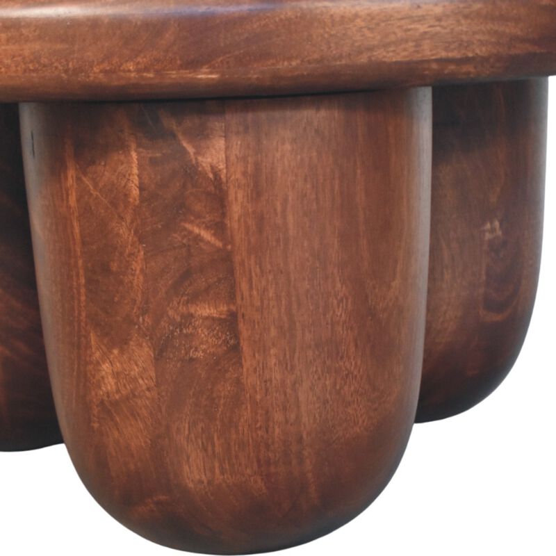 Artisan Furniture Solid Wood Clara Sculpted Coffee Table image number 7