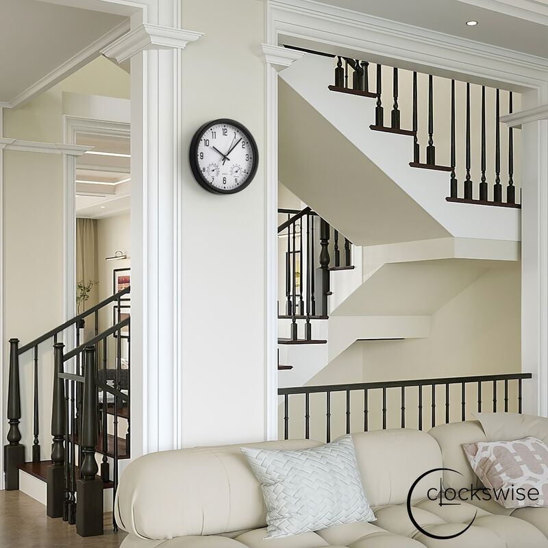 Clockswise 10-inch Non-Ticking Quartz Wall Clock