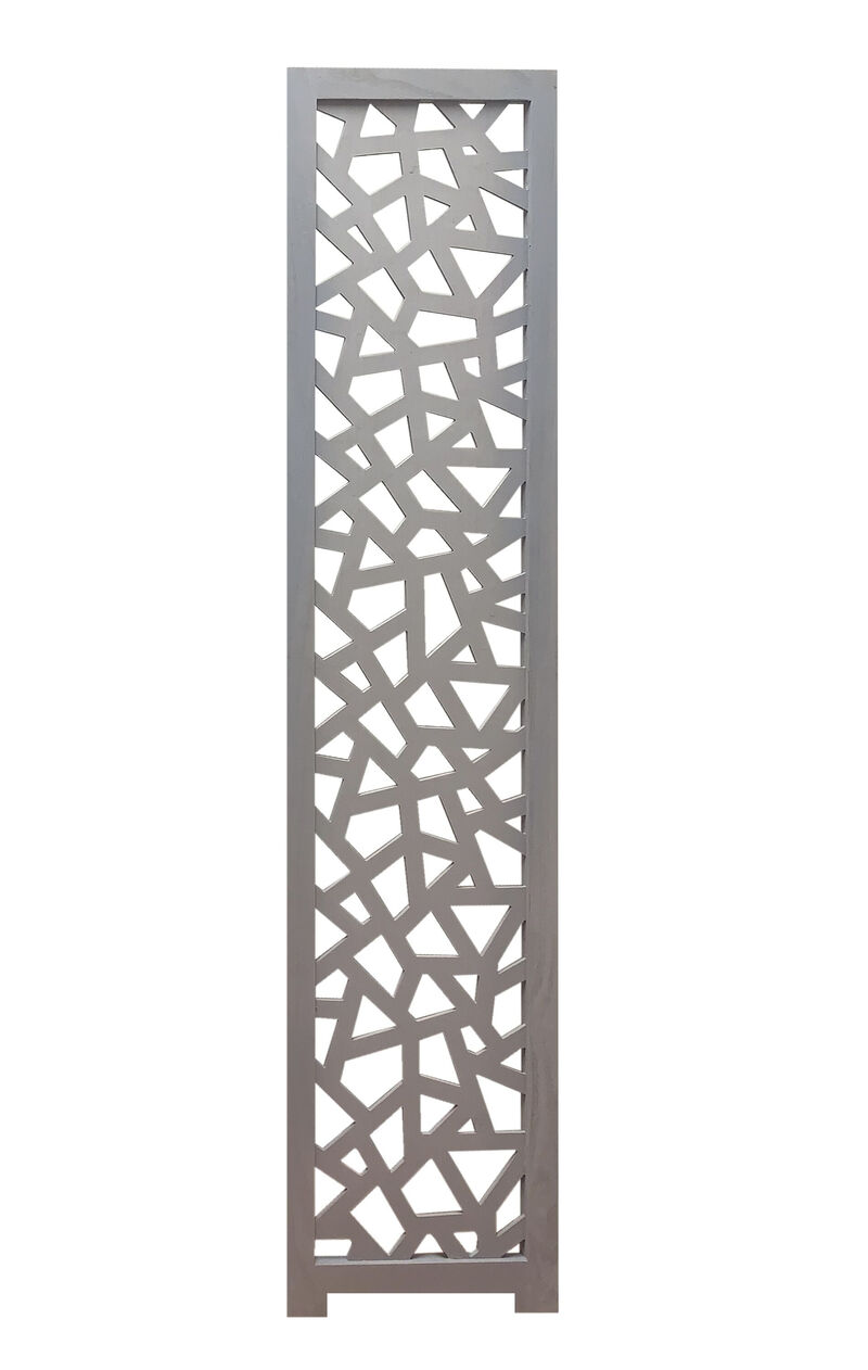 Solid Wood Folding 3-Panel Screen Room Divider for Privacy and Stylish Space Separation