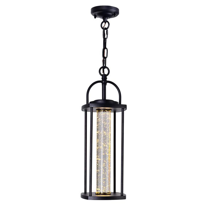 CWI Lighting Greenwood LED Outdoor Black Pendant