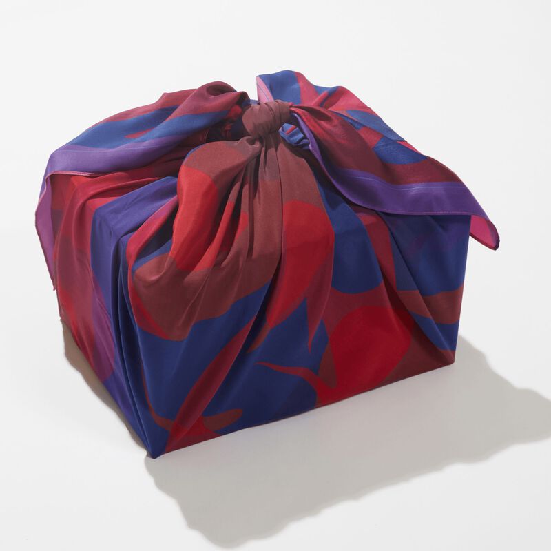 Patient Heart | 50" Mulberry Silk Furoshiki Gift Wrap by Essery Waller image number 1