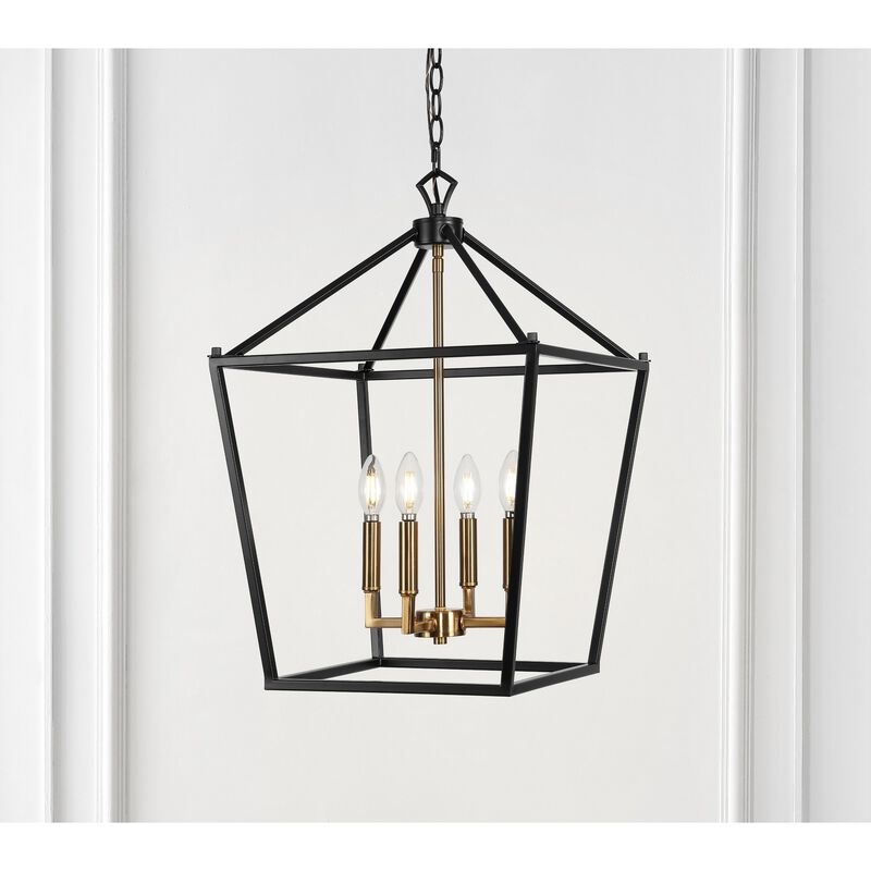 PagodaBulb Lantern Metal LED Pendant