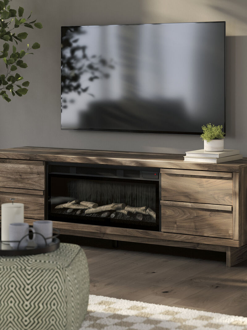 Zadilyn 72" TV Stand with Electric Fireplace image number 3