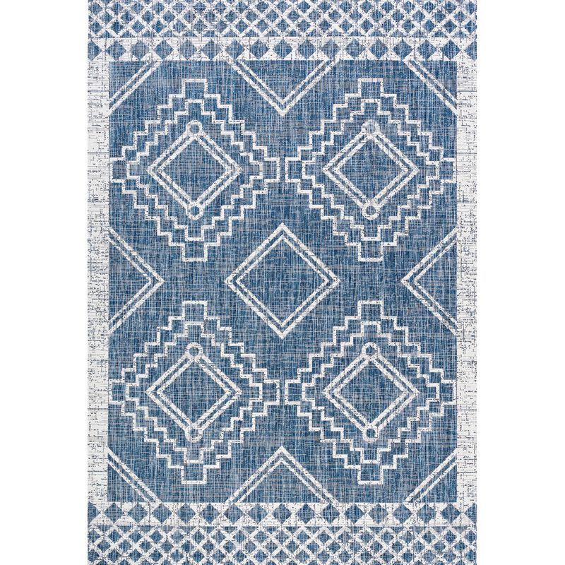 Marokko Diamond Tribal Medallion Indoor/Outdoor Area Rug