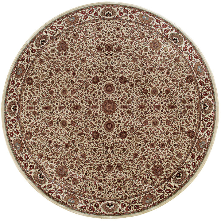 HomeRoots Oriental Round Rug