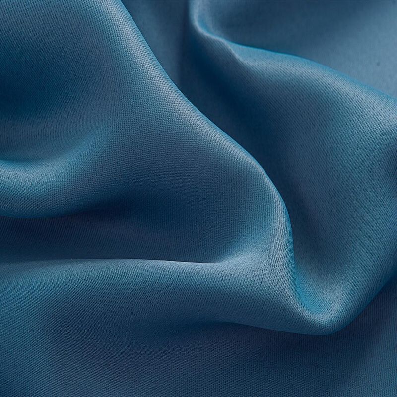 Olivia Gray Anchorage Blackout Single Grommet Curtain Panel  54x63", Blue