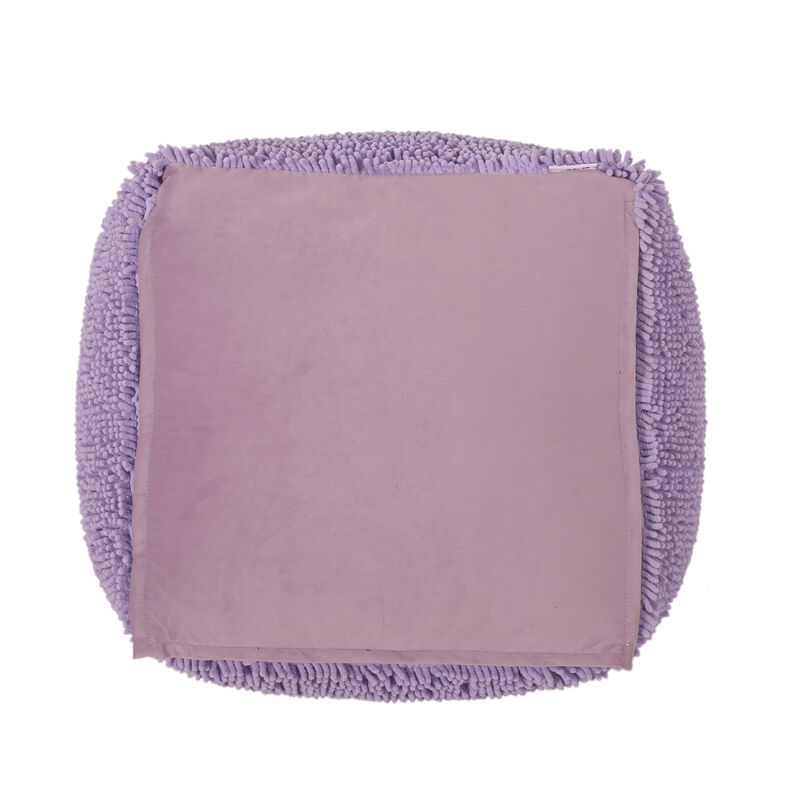 GOODSILO Spongy Microfiber Square Pouf for Comfortable Seating and Stylish Decor image number 6