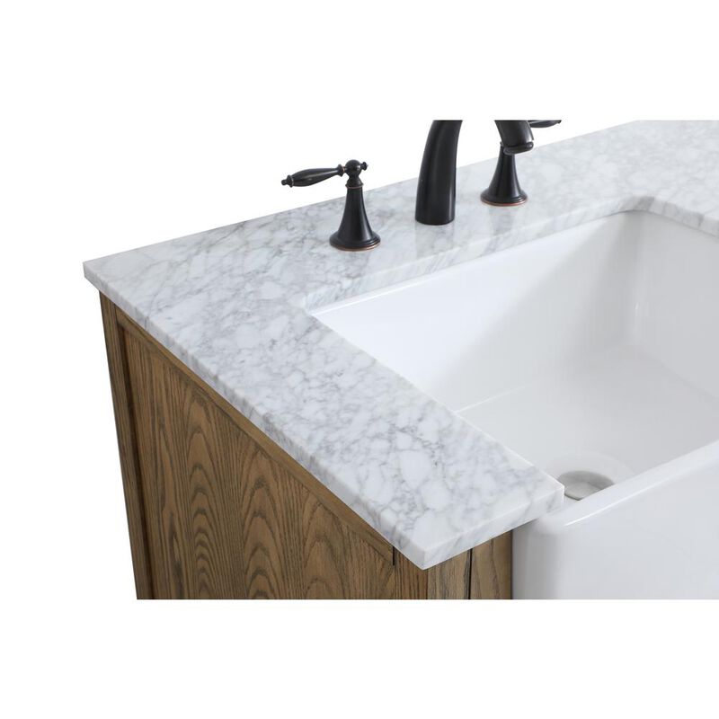Elegant Kitchen and Bath 36 inch Single bathroom vanity in driftwood