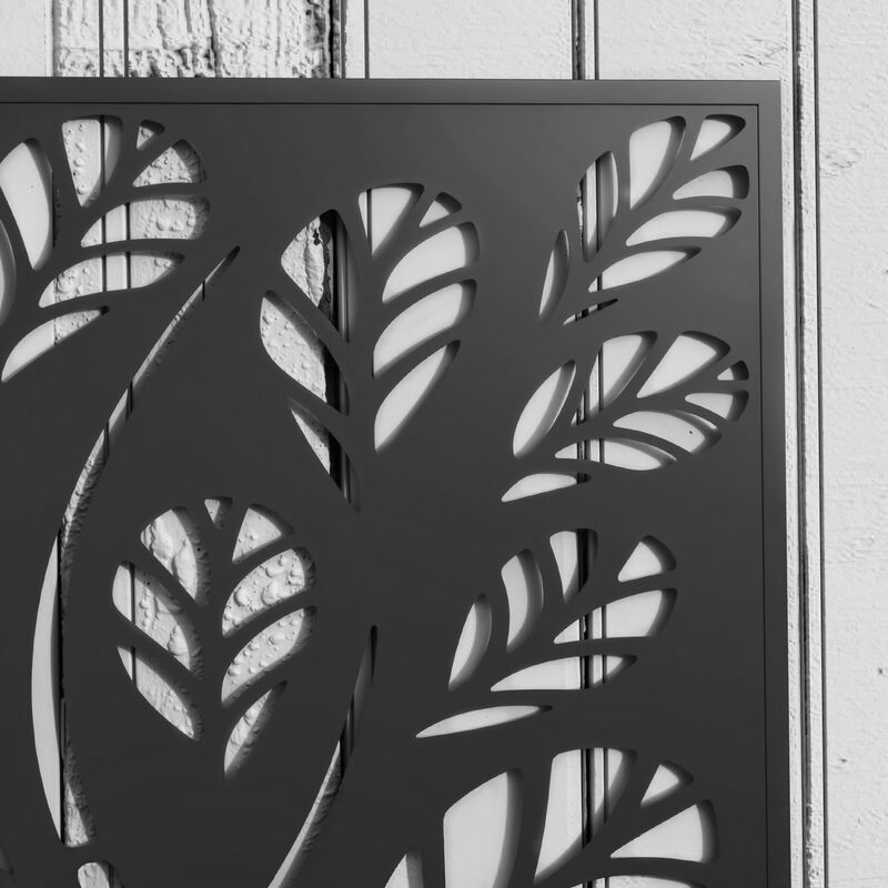 Hivvago Raised Metal Planter Box with Trellis for Climbing Plants image number 7