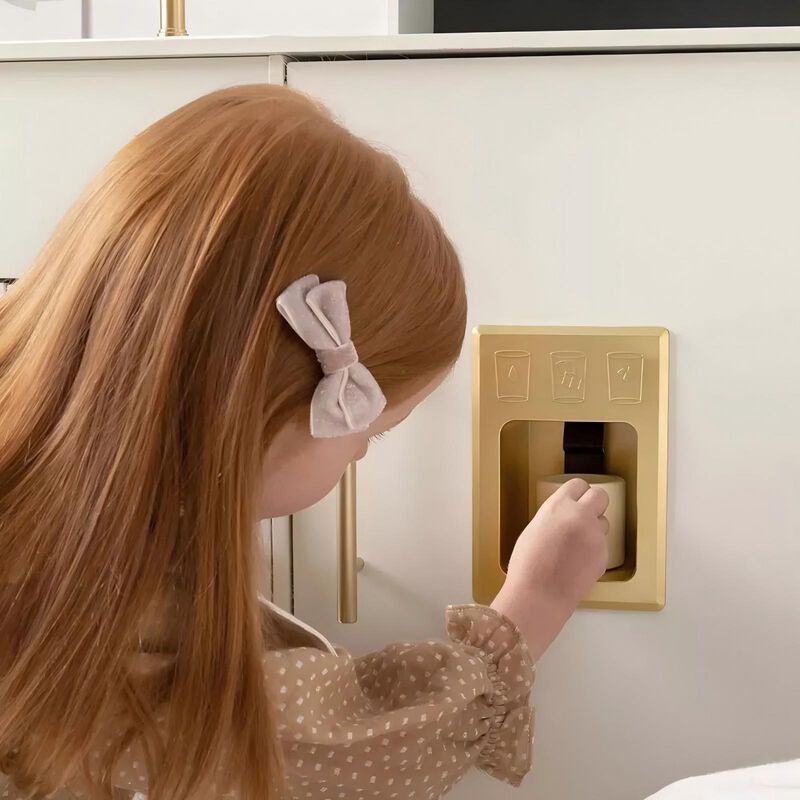 Play Kitchen for Kids - Interactive Wooden Kitchen with Running Water - Iconic Aqua Kitchen in Cream, Pretend Play Toy image number 8