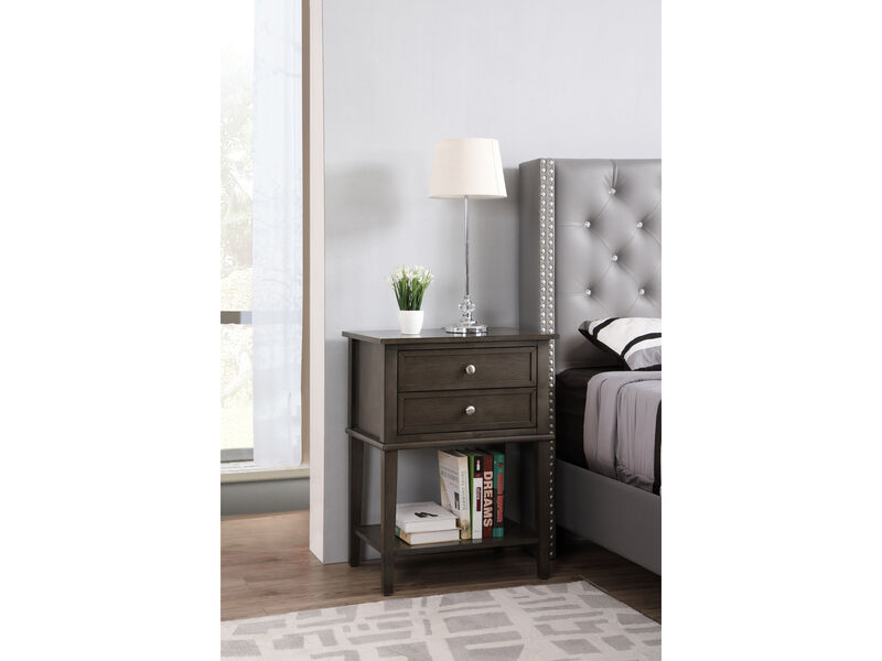 Newton 2-Drawer Nightstand (28 in. H x 16 in. W x 22 in. D)