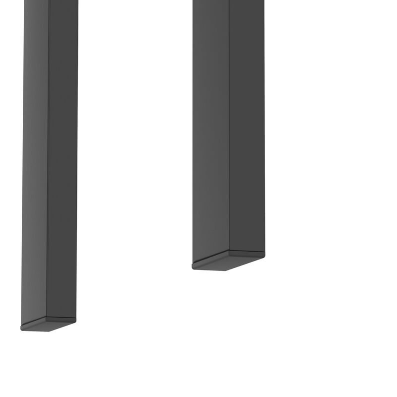 Streamdale Modern Tempered Glass Square Coffee Table Set