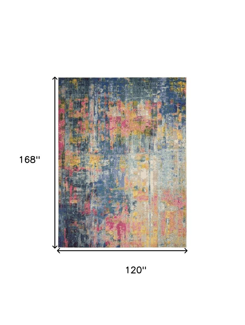 HomeRoots Abstract Power Loom Area Rug image number 4
