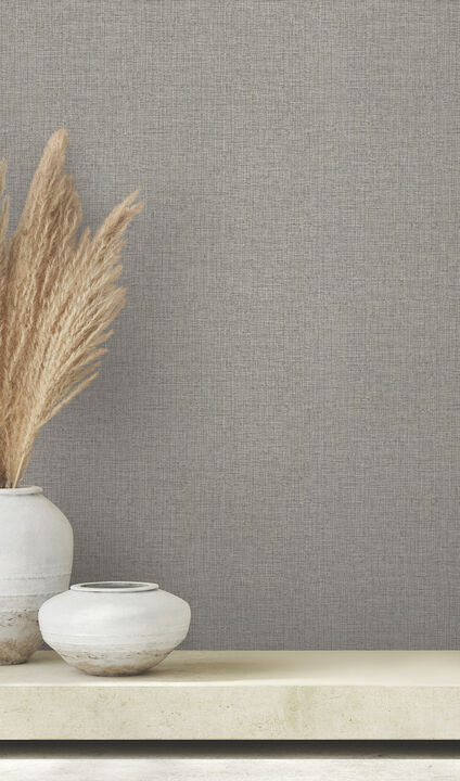 Clarkson Slate Woven Wallpaper (Set of 2)
