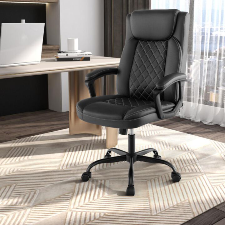 Hivvago Ergonomic High Back Executive Chair with Thick Headrest Cushion