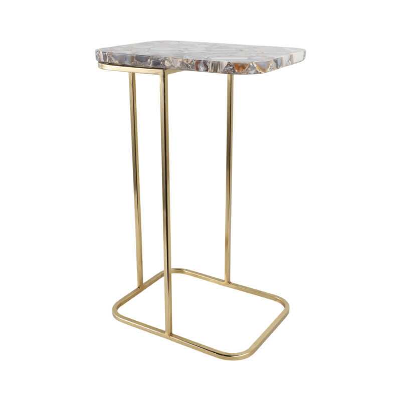 24x15" Agate Top C-table image number 1