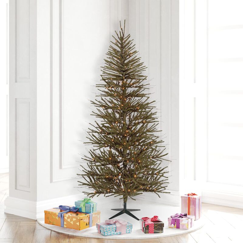 Vickerman 8' Vienna Twig Artificial Prelit Christmas Tree, Wide Angle Warm White LED Lights, Faux Christmas Tree, Seasonal Indoor Home Decor image number 6