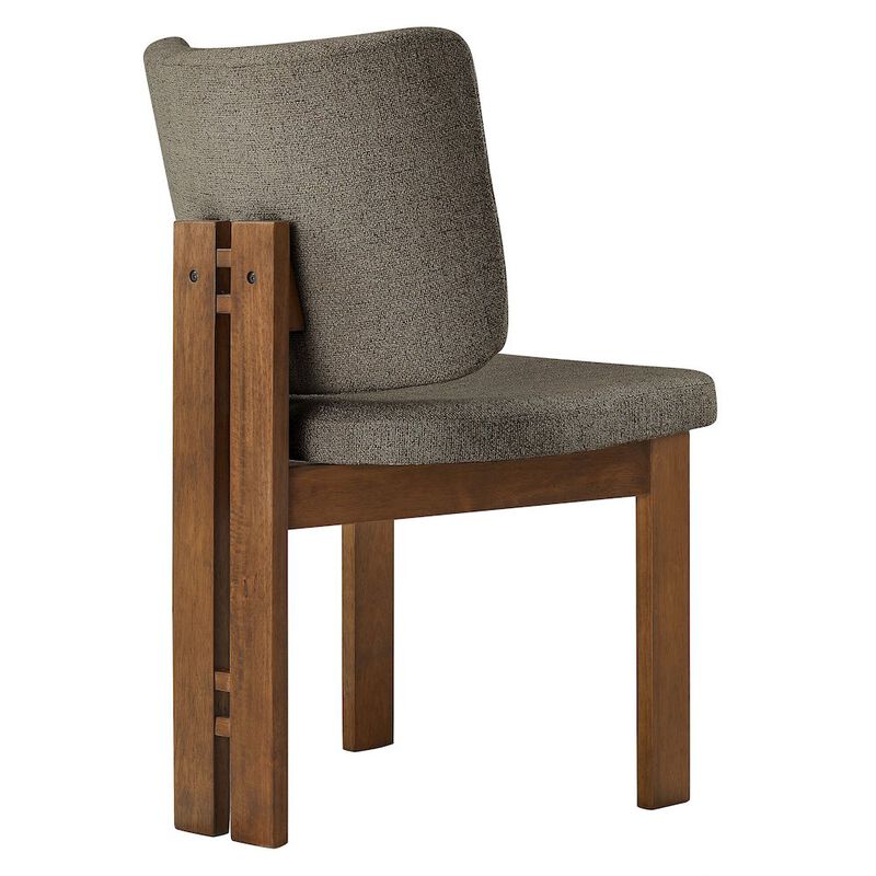 Alba Armless Upholstered Dining Chairs Set Of 2 image number 5