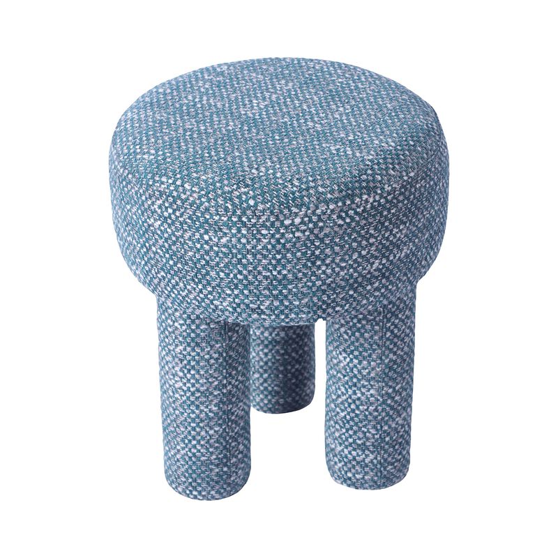 Casafoyer Claire Teal Knubby Stool image number 2