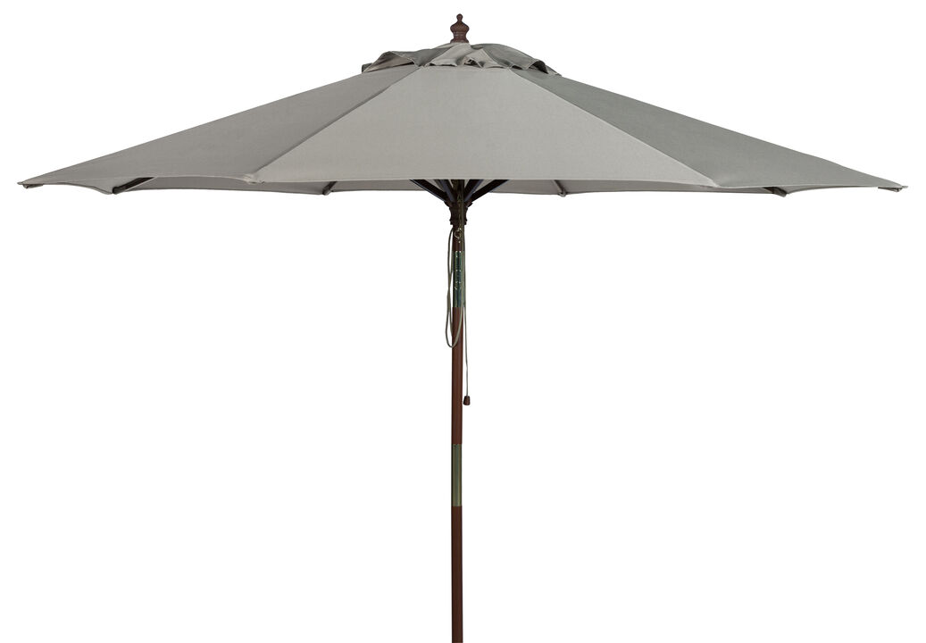 Cannes 9 ft. Wood Crank Umbrella