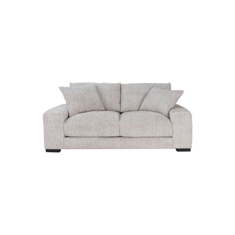 Porter Designs Big Chill Soft Microfiber Loveseat, Cream