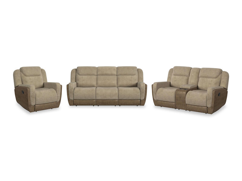Hornet Reclining Sofa, Loveseat & Recliner