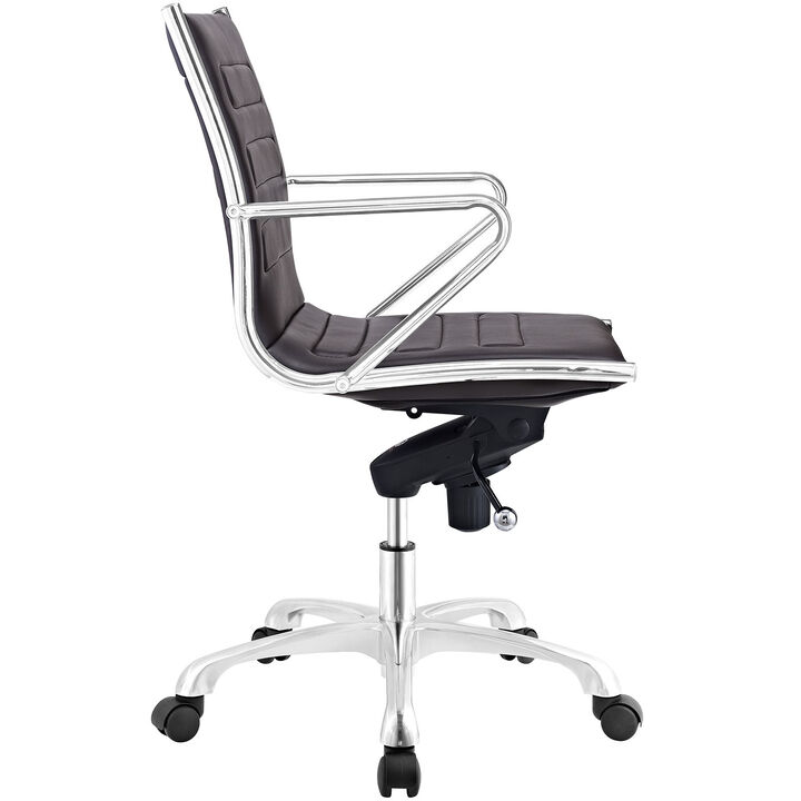 Modway Furniture - Ascend Mid Back Office Chair Brown