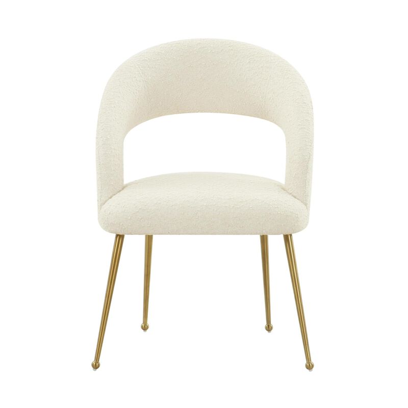 Casafoyer Rocco Cream Performance Boucle Dining Chair image number 2