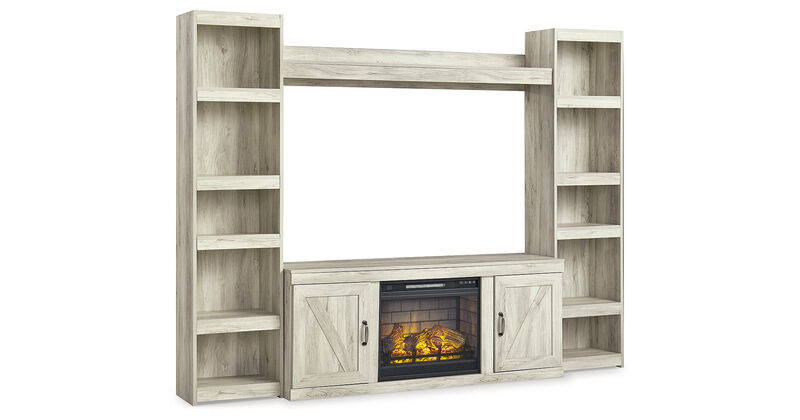 Bellaby 4-Piece Entertainment Center with Electric Fireplace image number 1