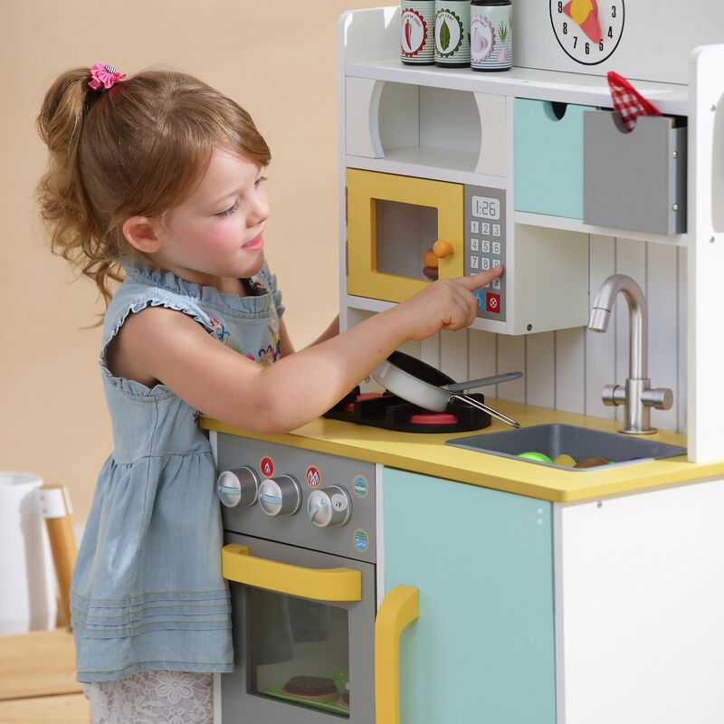 Little Chef Florence Play Kitchen with Accessories, Multi image number 4