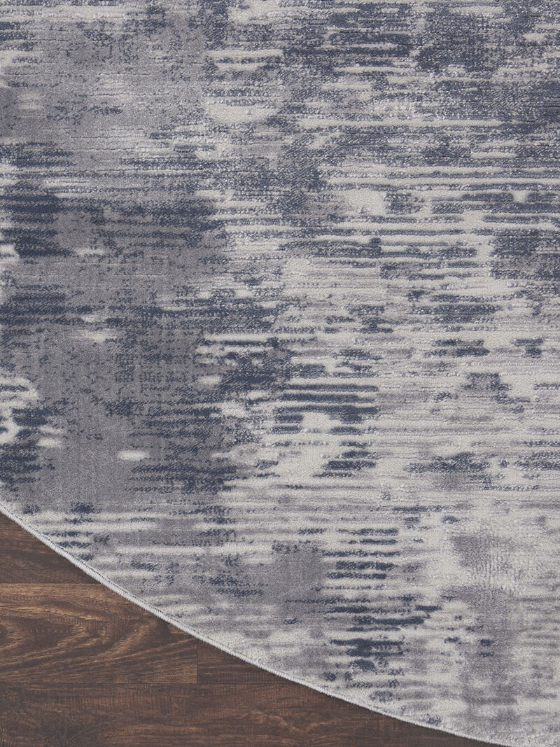 Rustic Textures RUS05 Gray 5'3" x Round Rug image number 2