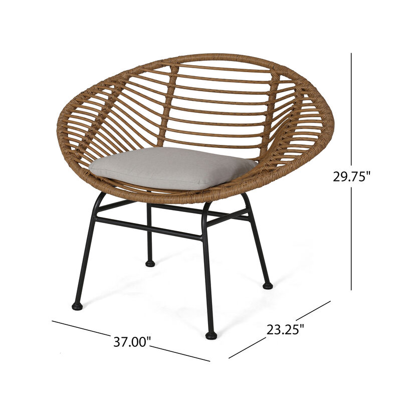 Merax Outdoor Basket Chair Set of 2