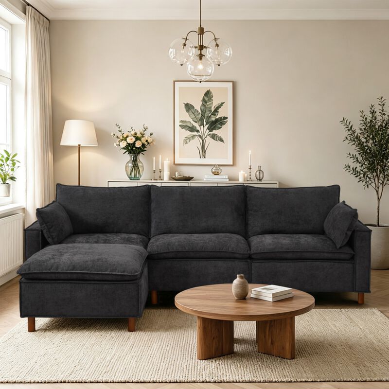 Medsmi Modular L-Shaped Sectional Sofa image number 2