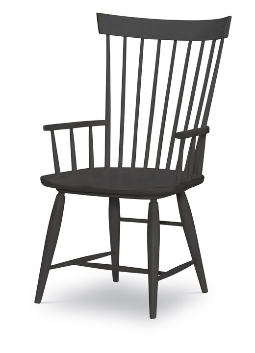 Belhaven Black Windsor Arm Chair (Set of 2)