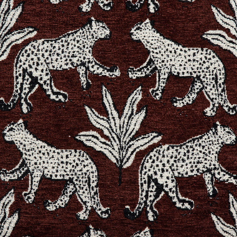 Ollie 48" Neutral Floral Jacquard Bench image number 4