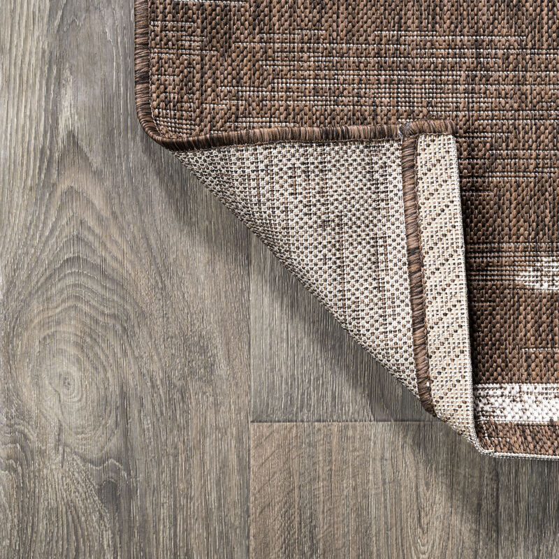 Zolak Berber Stripe Geometric Indoor/Outdoor Area Rug