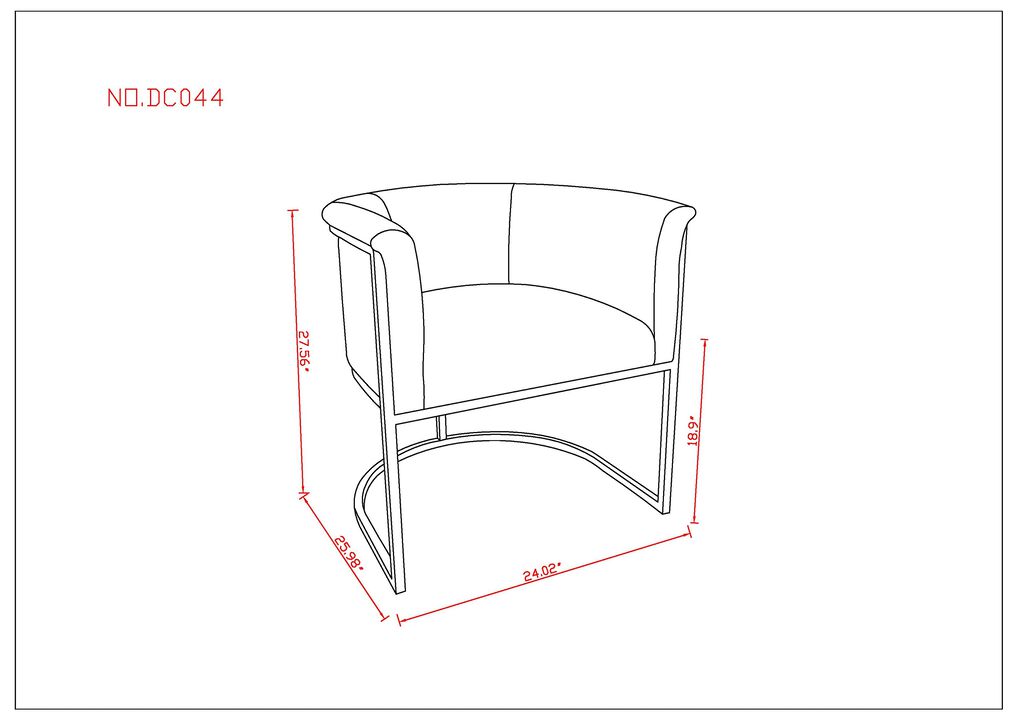 Cosmopolitan Gray Dining Chair
