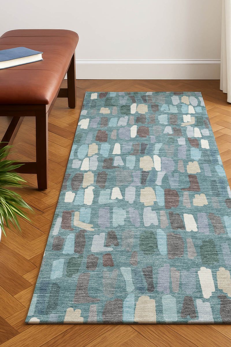Kenner KN5 Teal 9' x 12' Rug image number 4