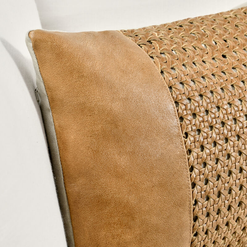 Toscano Leather Pillow