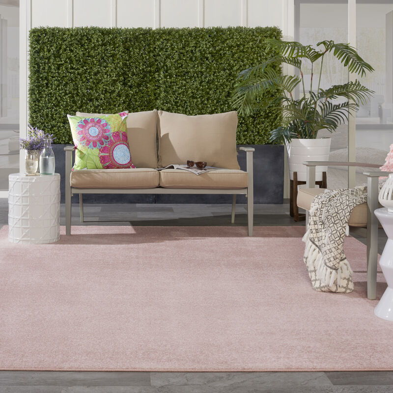 Nourison Essentials NRE01 Pink 7' x 10' Rug image number 1