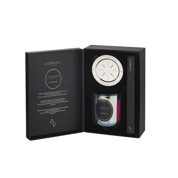 Candle in Jar URBAN SENSES 7 oz Holographic Caviar Lime 8.86 x 5.91 x 3.54 in