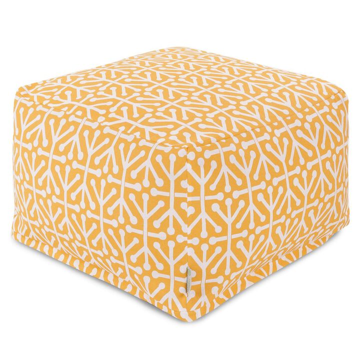 Majestic Home Goods Ottoman Pouf Aruba Citrus