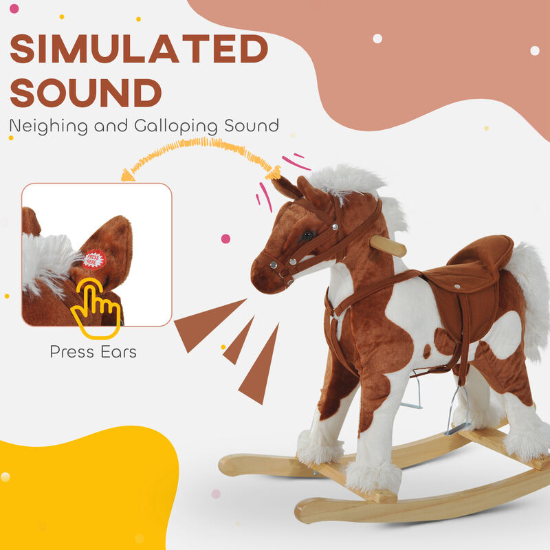 BreeBe Musical Rocking Horse for Toddlers image number 4