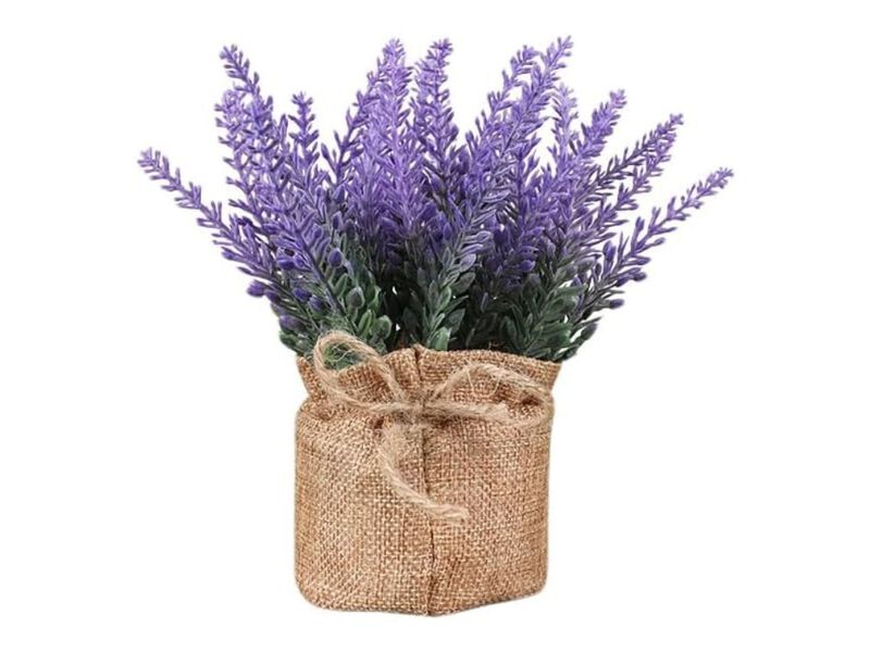 1 Pack Lavender Artificial Flower Stems Outdoor Vase Filler image number 0