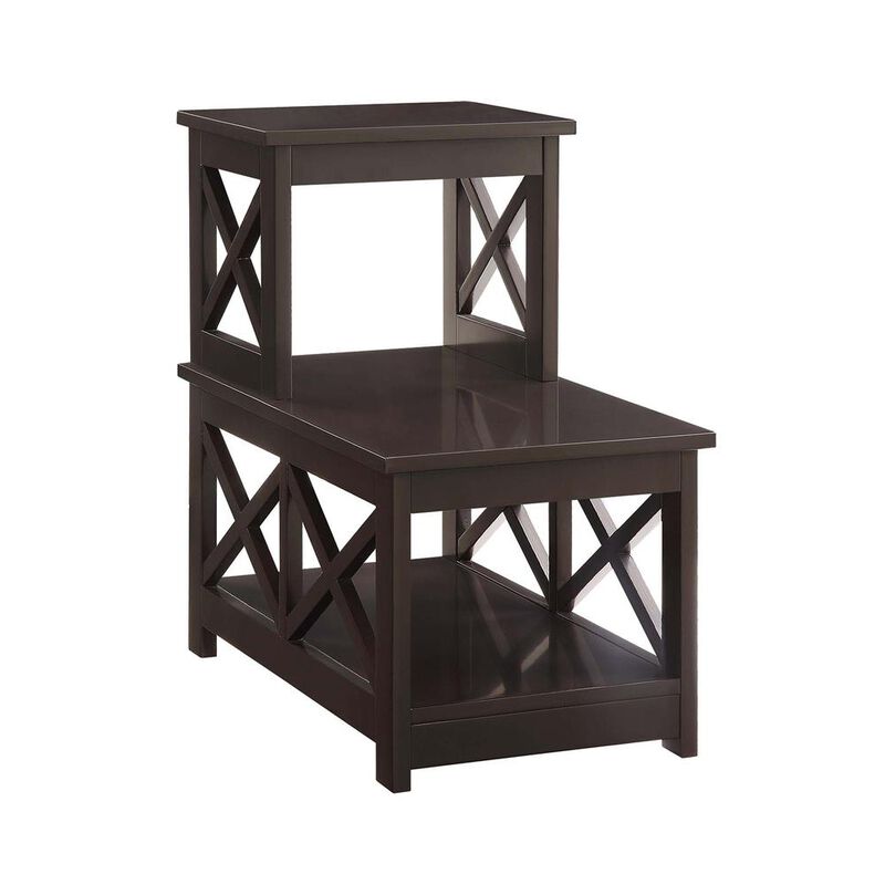 Convience Concept, Inc. Oxford 2 Step Chairside End Table