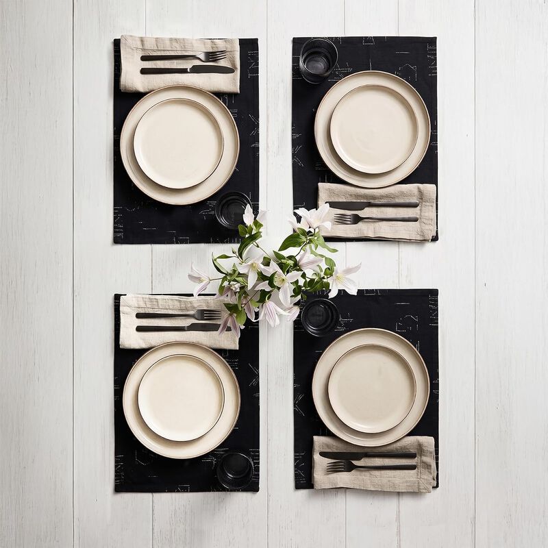 European Washed Linen  Dinner Napkins Set of 4, 20x20 Inches image number 3